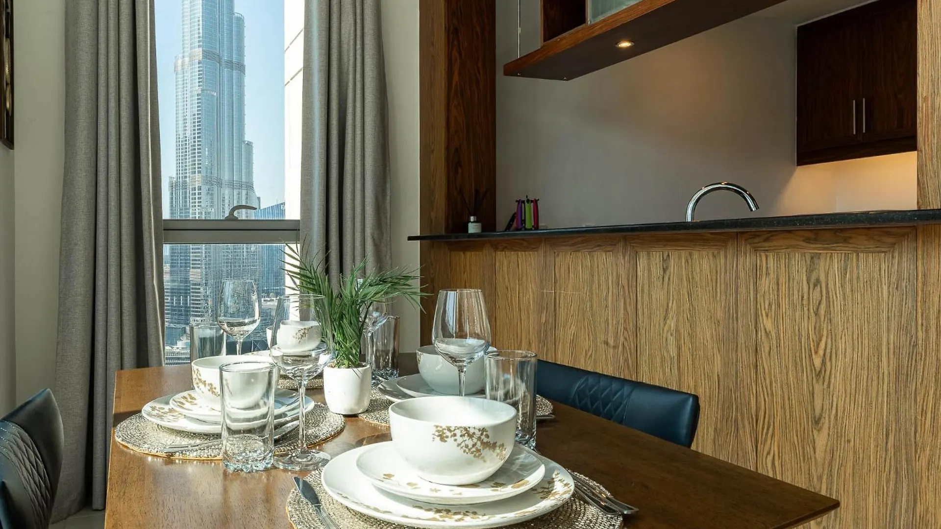 Superb 1-Bedroom Apartment With Full Burj Khalifa View - 5-Min Walk To Dubai Mall Egyesült Arab Emírségek